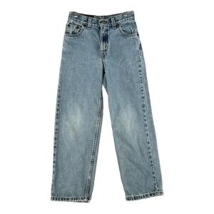 Vtg Levis 512 Light Wash Denim Jeans Unisex Kids Boys Size‎ 8 Regular USA Made